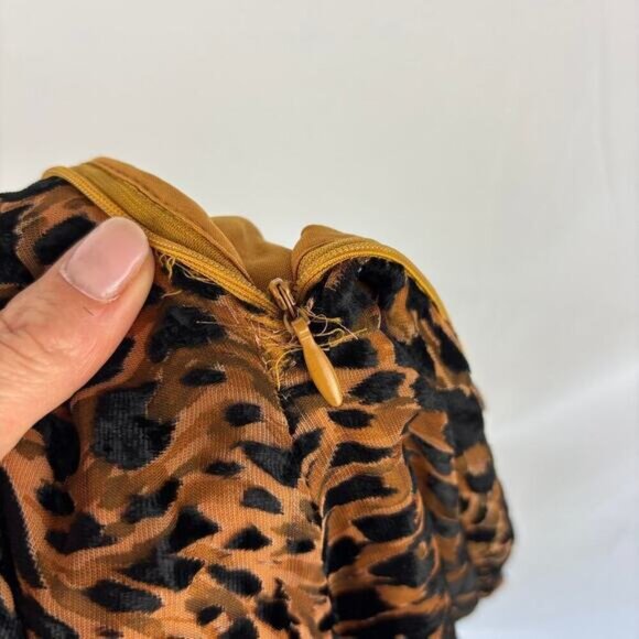 NWT Nasty Gal Leopard Lined Sheer Skirt Size 4 boho, funky, punk, minimalist - Picture 8 of 8